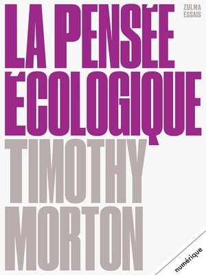 cover image of La Pensée écologique